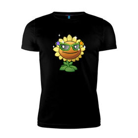 Мужская футболка премиум с принтом Plants vs Zombies в Тюмени, 92% хлопок, 8% лайкра | приталенный силуэт, круглый вырез ворота, длина до линии бедра, короткий рукав | Тематика изображения на принте: @