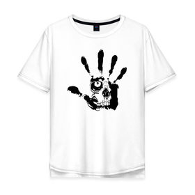 Мужская футболка хлопок Oversize с принтом Metallica (Pushead) в Тюмени, 100% хлопок | свободный крой, круглый ворот, “спинка” длиннее передней части | металлика