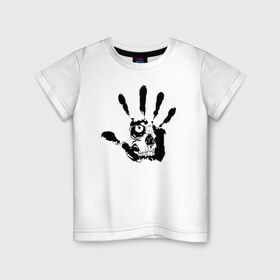 Детская футболка хлопок с принтом Metallica (Pushead) в Тюмени, 100% хлопок | круглый вырез горловины, полуприлегающий силуэт, длина до линии бедер | металлика