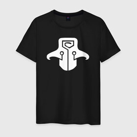 Мужская футболка хлопок с принтом Juggernaut в Тюмени, 100% хлопок | прямой крой, круглый вырез горловины, длина до линии бедер, слегка спущенное плечо. | Тематика изображения на принте: juggernautjuggernaut джагер джагернаут дота dota