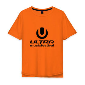 Мужская футболка хлопок Oversize с принтом Ultra Music Festival в Тюмени, 100% хлопок | свободный крой, круглый ворот, “спинка” длиннее передней части | house | rave | ultra music festival | umf