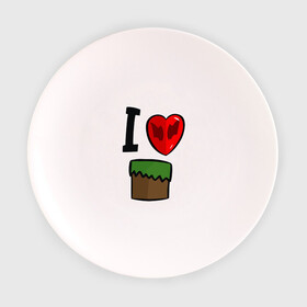 Тарелка с принтом Футболка Диллерона в Тюмени, фарфор | диаметр - 210 мм
диаметр для нанесения принта - 120 мм | игры | мinecraft | майнкрафт