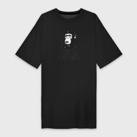 Платье-футболка хлопок с принтом Че Гевара в Тюмени,  |  | che gevara | patriot | вождь | звезда | куба | обезяна | политик | чегевара