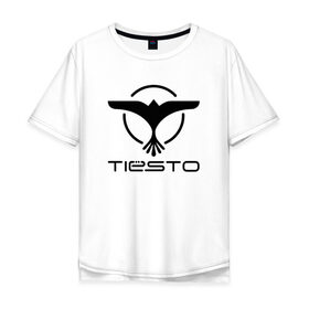 Мужская футболка хлопок Oversize с принтом Tiesto в Тюмени, 100% хлопок | свободный крой, круглый ворот, “спинка” длиннее передней части | club life | dj | house | tieso