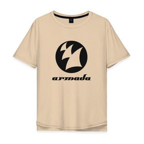Мужская футболка хлопок Oversize с принтом Armada Music в Тюмени, 100% хлопок | свободный крой, круглый ворот, “спинка” длиннее передней части | armada | armada music labelarmada music | trance