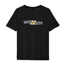 Мужская футболка хлопок Oversize с принтом Big Brazzers в Тюмени, 100% хлопок | свободный крой, круглый ворот, “спинка” длиннее передней части | brazzers