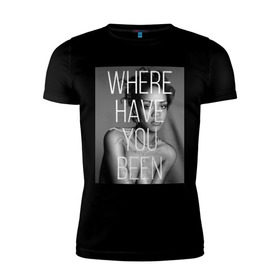 Мужская футболка премиум с принтом Rihanna в Тюмени, 92% хлопок, 8% лайкра | приталенный силуэт, круглый вырез ворота, длина до линии бедра, короткий рукав | Тематика изображения на принте: badgirl | diamond | rihanna | riri | rnb | риана | рианна