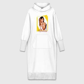 Платье удлиненное хлопок с принтом Rihanna в Тюмени,  |  | Тематика изображения на принте: badgirl | rihanna | riri | риана | рианна | рнб