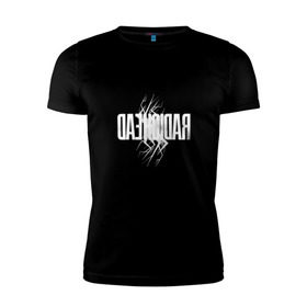 Мужская футболка премиум с принтом Radiohead в Тюмени, 92% хлопок, 8% лайкра | приталенный силуэт, круглый вырез ворота, длина до линии бедра, короткий рукав | creep | emi | radiohead | rok