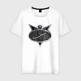 Мужская футболка хлопок с принтом Comablack в Тюмени, 100% хлопок | прямой крой, круглый вырез горловины, длина до линии бедер, слегка спущенное плечо. | rok | scorpions | скорпионс | скорпы