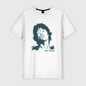 Мужская футболка премиум с принтом Rolling Stones в Тюмени, 92% хлопок, 8% лайкра | приталенный силуэт, круглый вырез ворота, длина до линии бедра, короткий рукав | 