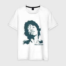 Мужская футболка хлопок с принтом Rolling Stones в Тюмени, 100% хлопок | прямой крой, круглый вырез горловины, длина до линии бедер, слегка спущенное плечо. | 