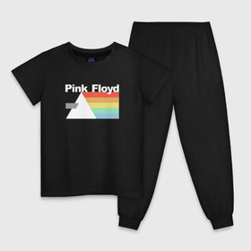 Детская пижама хлопок с принтом Pink Floyd в Тюмени, 100% хлопок |  брюки и футболка прямого кроя, без карманов, на брюках мягкая резинка на поясе и по низу штанин
 | pank | rok | пинк флойд)