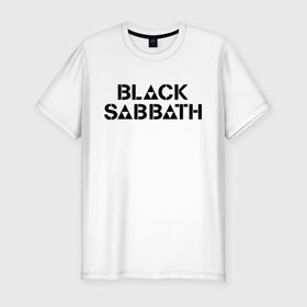 Мужская футболка премиум с принтом Black Sabbath в Тюмени, 92% хлопок, 8% лайкра | приталенный силуэт, круглый вырез ворота, длина до линии бедра, короткий рукав | Тематика изображения на принте: black sabbath