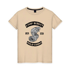 Женская футболка хлопок с принтом Limp Bizkit в Тюмени, 100% хлопок | прямой крой, круглый вырез горловины, длина до линии бедер, слегка спущенное плечо | limp bizkit | rock | лимп бизкит | рок | уэс борланд | фред дерст