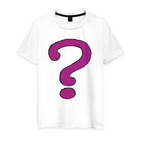 Мужская футболка хлопок с принтом Риддлер Загадочник в Тюмени, 100% хлопок | прямой крой, круглый вырез горловины, длина до линии бедер, слегка спущенное плечо. | Тематика изображения на принте: риддлер загадочник gotham