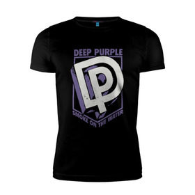 Мужская футболка премиум с принтом Deep Purple в Тюмени, 92% хлопок, 8% лайкра | приталенный силуэт, круглый вырез ворота, длина до линии бедра, короткий рукав | deep | deep purple | metal | purple | rock | trash metal | дип перпл | метал | металл | рок