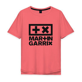 Мужская футболка хлопок Oversize с принтом Martin Garrix в Тюмени, 100% хлопок | свободный крой, круглый ворот, “спинка” длиннее передней части | animals | dj | garrix | house | martin garrix