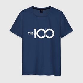 Мужская футболка хлопок с принтом Сотня в Тюмени, 100% хлопок | прямой крой, круглый вырез горловины, длина до линии бедер, слегка спущенное плечо. | the 100 | сериал | сотня