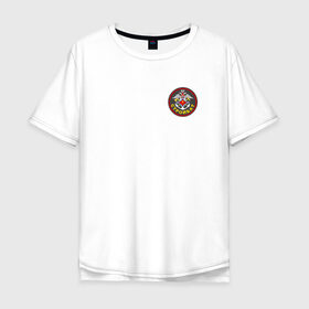 Мужская футболка хлопок Oversize с принтом Стройбат в Тюмени, 100% хлопок | свободный крой, круглый ворот, “спинка” длиннее передней части | Тематика изображения на принте: армия | молоток | служба | солдаты