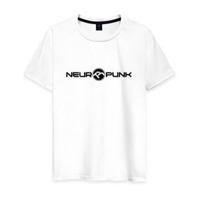Мужская футболка хлопок с принтом Neuropunk Black в Тюмени, 100% хлопок | прямой крой, круглый вырез горловины, длина до линии бедер, слегка спущенное плечо. | dnb | neurofunk | neuropunk | neuropunk   это подкаст и серия вечеринок от лейбла tamrecords.нейропанк | tamrecords