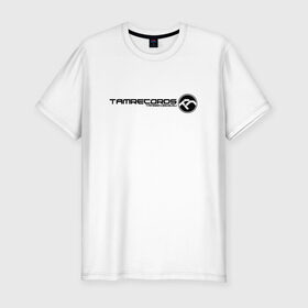 Мужская футболка премиум с принтом TAMRECORDS в Тюмени, 92% хлопок, 8% лайкра | приталенный силуэт, круглый вырез ворота, длина до линии бедра, короткий рукав | dnb | neurofunk | tamrecords | нейропанк