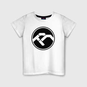 Детская футболка хлопок с принтом NEUROPUNK Circle в Тюмени, 100% хлопок | круглый вырез горловины, полуприлегающий силуэт, длина до линии бедер | neurofunk | neuropunk | neuropunk   это подкаст и серия вечеринок от лейбла tamrecords.dnb | tamrecords | нейропанк