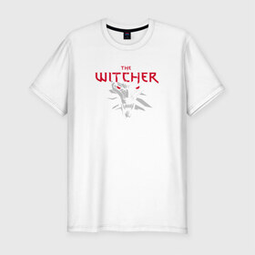 Мужская футболка премиум с принтом The Witcher 3 в Тюмени, 92% хлопок, 8% лайкра | приталенный силуэт, круглый вырез ворота, длина до линии бедра, короткий рукав | the witcher | the witcher 3 | компьютерные игры