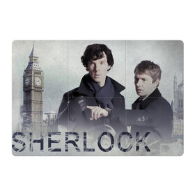 Магнитный плакат 3Х2 с принтом Шерлок в Тюмени, Полимерный материал с магнитным слоем | 6 деталей размером 9*9 см | лондон
