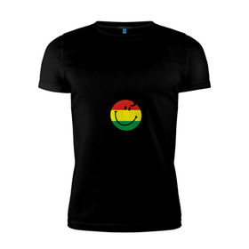 Мужская футболка премиум с принтом Jamaica в Тюмени, 92% хлопок, 8% лайкра | приталенный силуэт, круглый вырез ворота, длина до линии бедра, короткий рукав | Тематика изображения на принте: bob marley | jamaica | no problem | reggae | растаман | регги