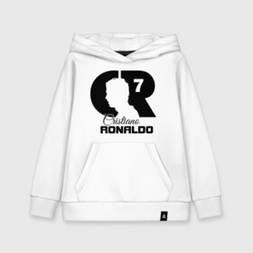 Детская толстовка хлопок с принтом Ronaldo в Тюмени, 100% хлопок | Круглый горловой вырез, эластичные манжеты, пояс, капюшен | cristiano | real madrid | ronaldo | кристиано роналдо | криштиану | криштиану роналду | реал мадрид | роналду | рональдо | спорт | футбол