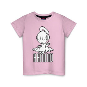 Детская футболка хлопок с принтом Armind в Тюмени, 100% хлопок | круглый вырез горловины, полуприлегающий силуэт, длина до линии бедер | armin van buuren | armind | asot | trance