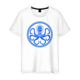 Мужская футболка хлопок с принтом Ригель 7 в Тюмени, 100% хлопок | прямой крой, круглый вырез горловины, длина до линии бедер, слегка спущенное плечо. | ригель 7 симпсоны simpsons пришелец