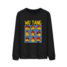 Мужской свитшот хлопок с принтом Wu tang clan в Тюмени, 100% хлопок |  | Тематика изображения на принте: clan | hip hop | rza | wu tang | wutang | ву танг | вутанг | рэп