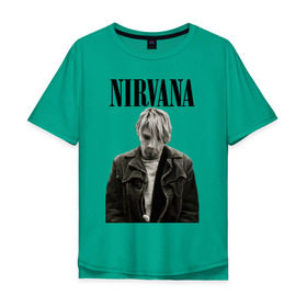 Мужская футболка хлопок Oversize с принтом nirvana t-shirt в Тюмени, 100% хлопок | свободный крой, круглый ворот, “спинка” длиннее передней части | kurt cobain | nirvana | гранж | курт кобейн | нирвана