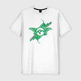Мужская футболка премиум с принтом NEUROPUNK PROCESSOR в Тюмени, 92% хлопок, 8% лайкра | приталенный силуэт, круглый вырез ворота, длина до линии бедра, короткий рукав | 