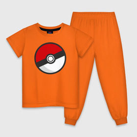 Детская пижама хлопок с принтом Pokeball в Тюмени, 100% хлопок |  брюки и футболка прямого кроя, без карманов, на брюках мягкая резинка на поясе и по низу штанин
 | pokeball покебол покемон pokemon