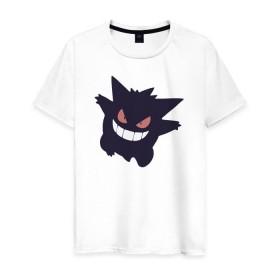 Мужская футболка хлопок с принтом Trickster в Тюмени, 100% хлопок | прямой крой, круглый вырез горловины, длина до линии бедер, слегка спущенное плечо. | trickster трикстер покемон pokemon