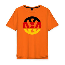 Мужская футболка хлопок Oversize с принтом Wolksvagen в Тюмени, 100% хлопок | свободный крой, круглый ворот, “спинка” длиннее передней части | wolksvagen авто фольцваген