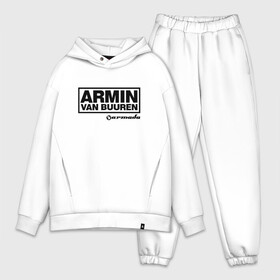 Мужской костюм хлопок OVERSIZE с принтом Armin van Buuren в Тюмени,  |  | armada | armin van buuren | trance | армин