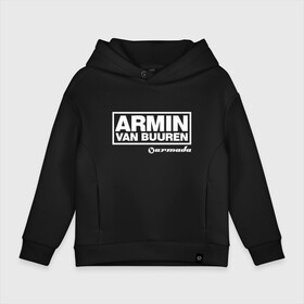 Детское худи Oversize хлопок с принтом Armin van Buuren в Тюмени, френч-терри — 70% хлопок, 30% полиэстер. Мягкий теплый начес внутри —100% хлопок | боковые карманы, эластичные манжеты и нижняя кромка, капюшон на магнитной кнопке | armada | armin van buuren | trance | армин