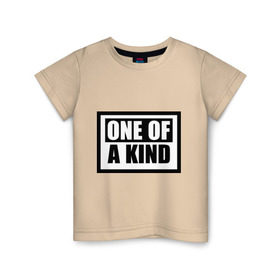 Детская футболка хлопок с принтом One of a kind в Тюмени, 100% хлопок | круглый вырез горловины, полуприлегающий силуэт, длина до линии бедер | big bang | g dragon | k pop | биг бенг | кей поп | корея