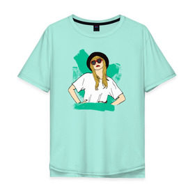 Мужская футболка хлопок Oversize с принтом Тейлор в Тюмени, 100% хлопок | свободный крой, круглый ворот, “спинка” длиннее передней части | taylor swift | музыка | тэйлор свифт