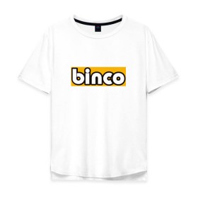 Мужская футболка хлопок Oversize с принтом Binco в Тюмени, 100% хлопок | свободный крой, круглый ворот, “спинка” длиннее передней части | binco | gta | gta 5 | gta v | san andreas | гта | игры
