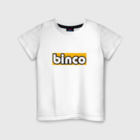 Детская футболка хлопок с принтом Binco в Тюмени, 100% хлопок | круглый вырез горловины, полуприлегающий силуэт, длина до линии бедер | binco | gta | gta 5 | gta v | san andreas | гта | игры