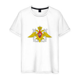 Мужская футболка хлопок с принтом Военно-морской Флот в Тюмени, 100% хлопок | прямой крой, круглый вырез горловины, длина до линии бедер, слегка спущенное плечо. | армия | военно морской флот | военный | войска | вооруженные | силы | служба | эмблема