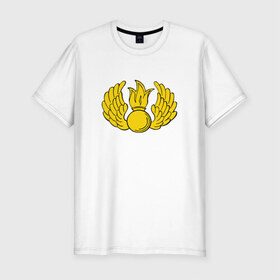 Мужская футболка премиум с принтом Воздушно-десантные войска в Тюмени, 92% хлопок, 8% лайкра | приталенный силуэт, круглый вырез ворота, длина до линии бедра, короткий рукав | 