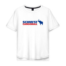 Мужская футболка хлопок Oversize с принтом Schmitz в Тюмени, 100% хлопок | свободный крой, круглый ворот, “спинка” длиннее передней части | Тематика изображения на принте: 
