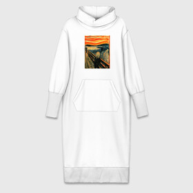 Платье удлиненное хлопок с принтом Крик в Тюмени,  |  | искусство | крик | эдвард мунк