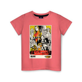 Детская футболка хлопок с принтом Убить Билла Арт в Тюмени, 100% хлопок | круглый вырез горловины, полуприлегающий силуэт, длина до линии бедер | тарантино